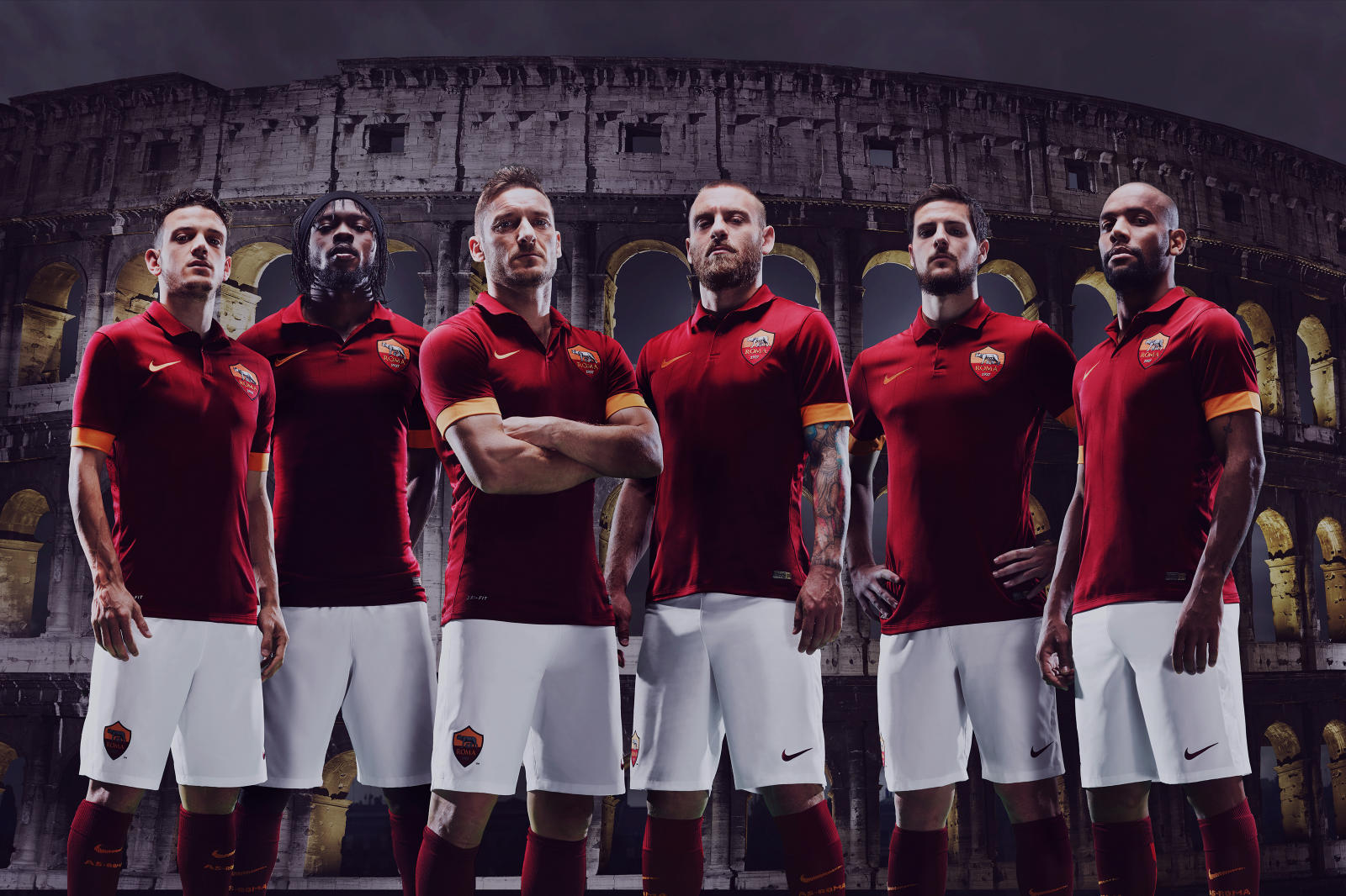 Nike AS Roma 14 15 2014 15 Home Away and Third Kits Footy
